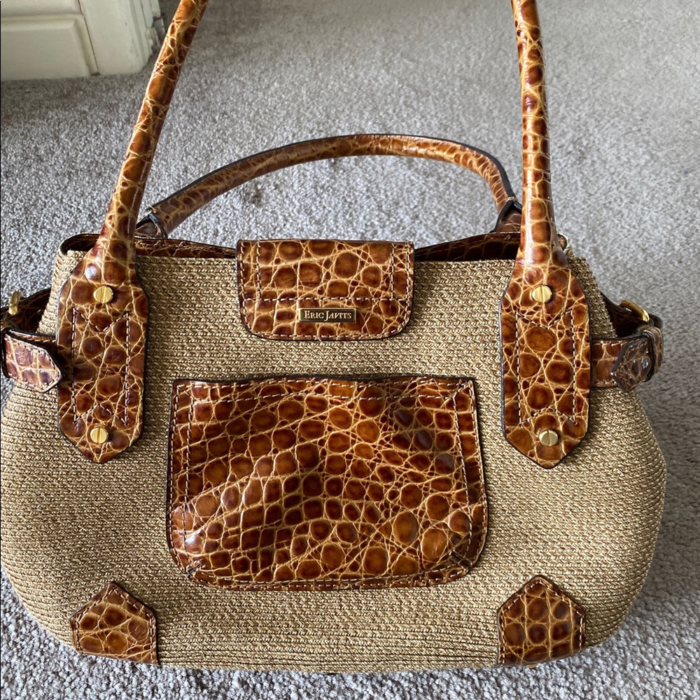 Eric Javits straw purse